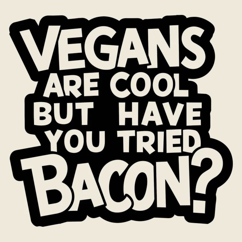 Les végétaliens, c’est cool, mais avez-vous essayé le bacon ?