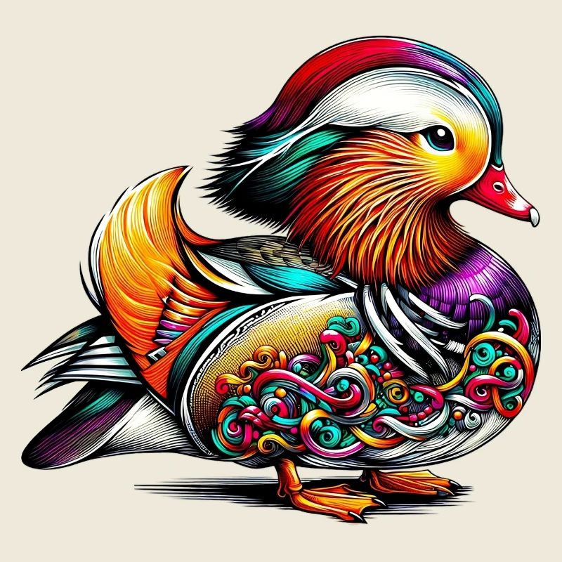 Mandarin duck