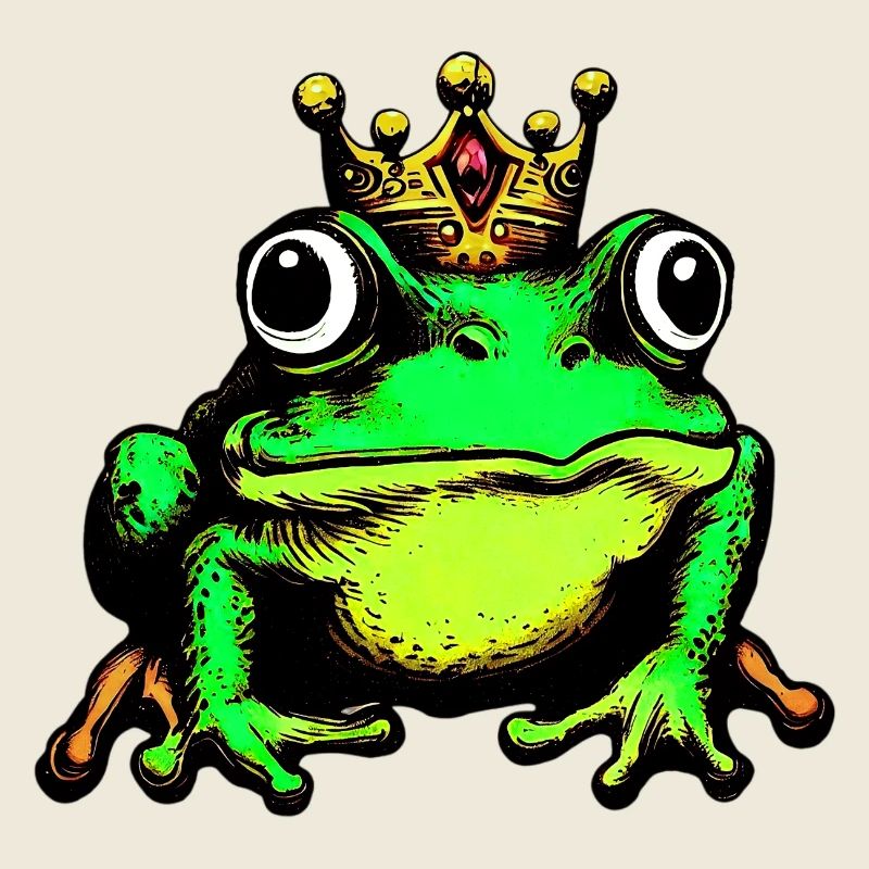 Frosch mit Krone