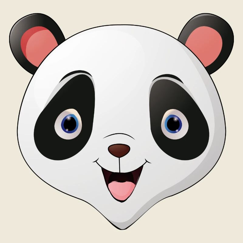 Visage de panda