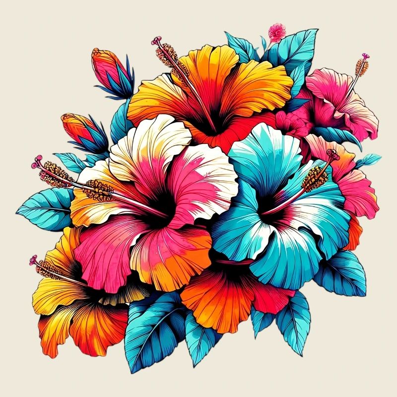 Fleurs d’hibiscus