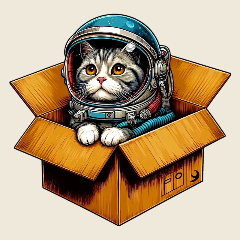 Astronaut Katze