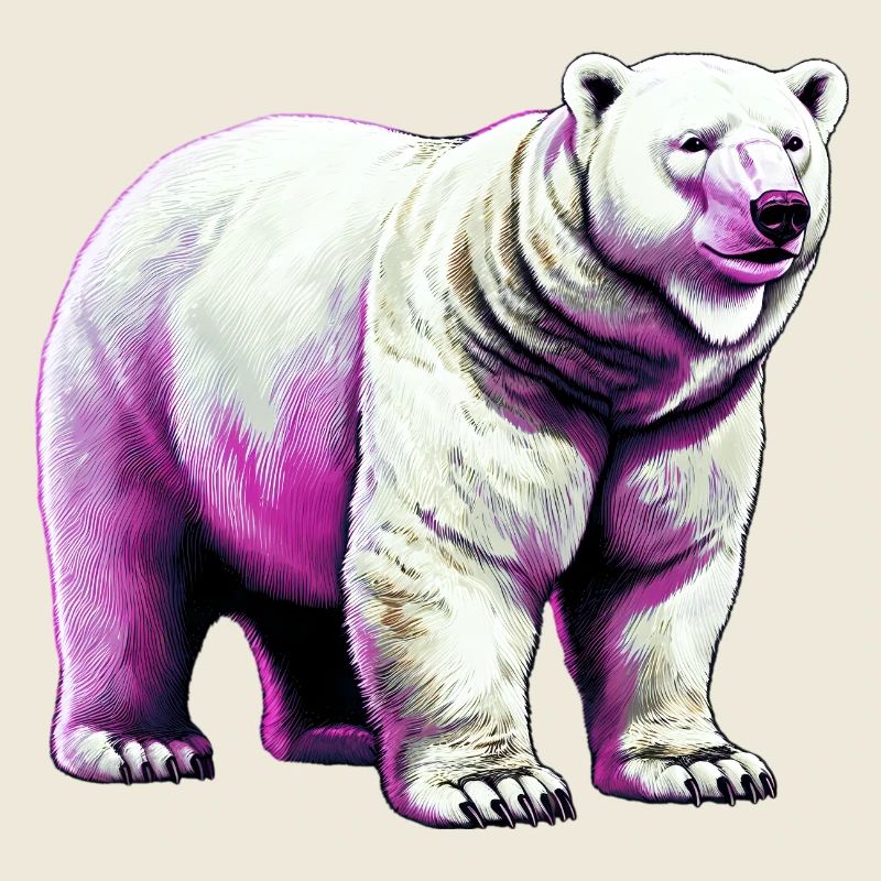 White polar bear