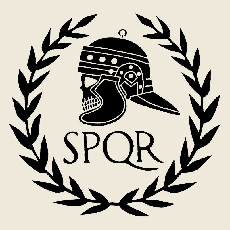 Empire romain et crâne noir