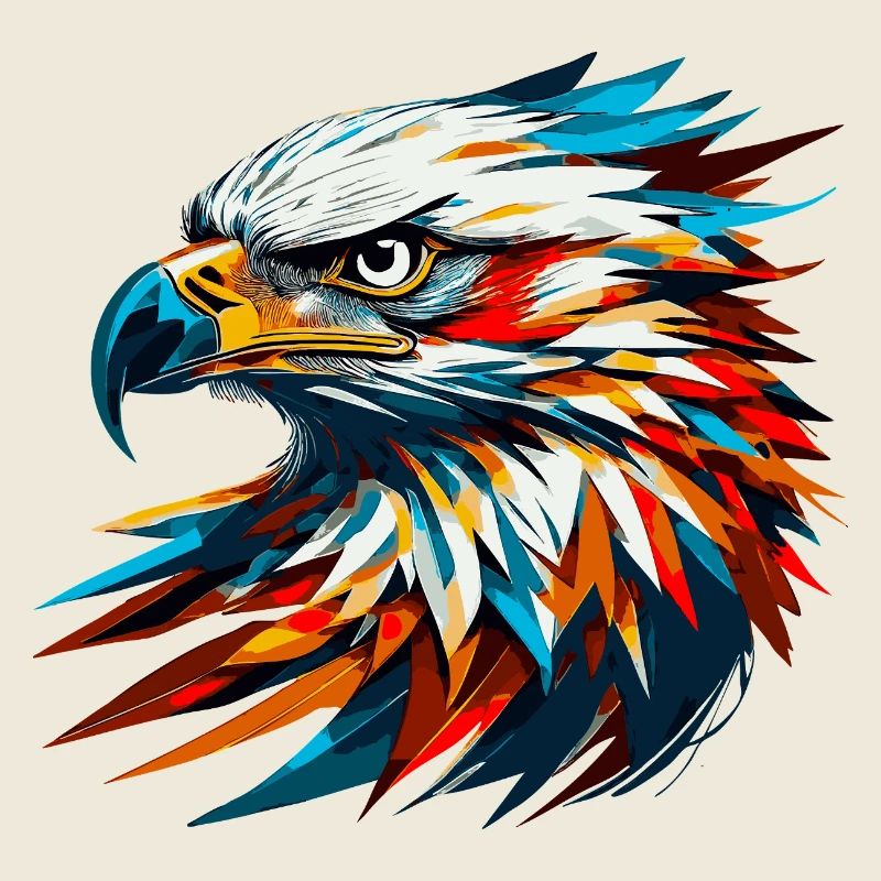 Majestueuse tête d’aigle !