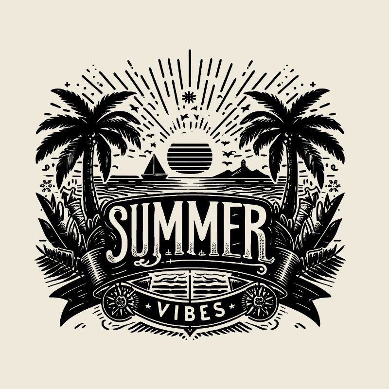 SUMMER Vibes, Beach Design