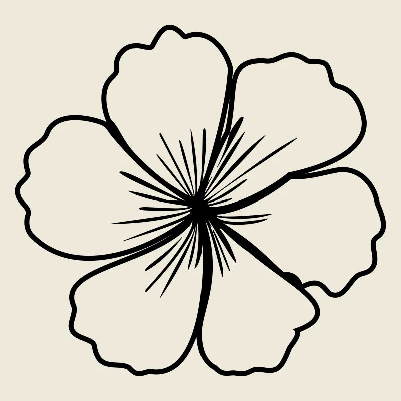 Kirschblüte – Multi-Color Konturen Sakura Look