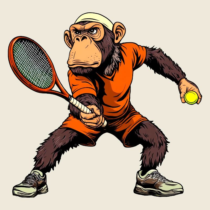 Tennis Affen