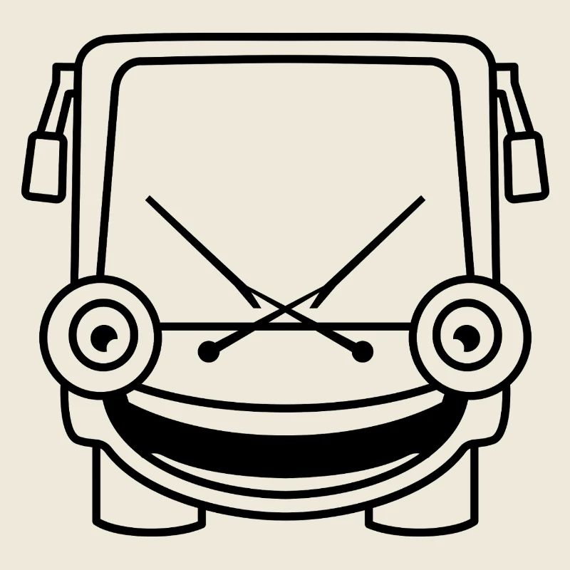 Kleiner Bus – Comic Travel & Road Vibes