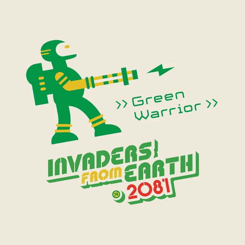 Invaders From Earth 2081 GREEN WARRIOR