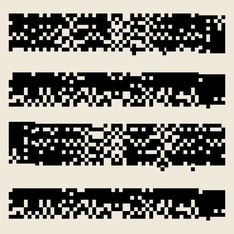 glitched pixelled lines