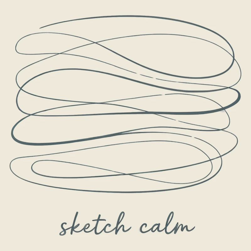 Sketch Calm – Ruhe in Linien