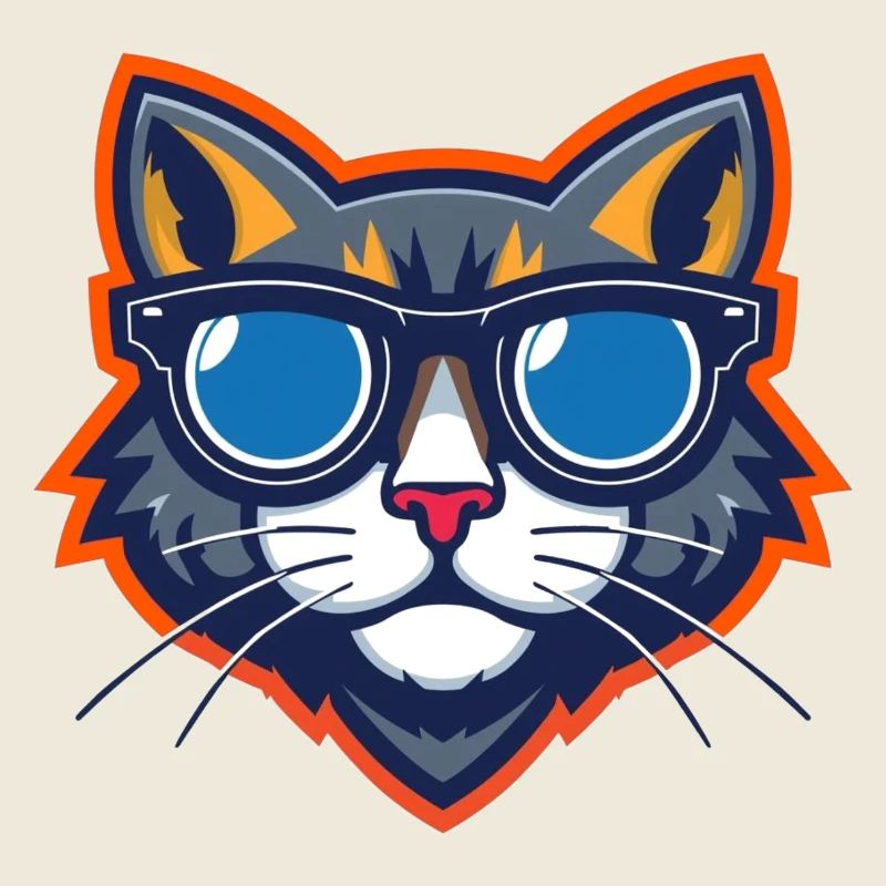Cat with Sunglasses Mascot