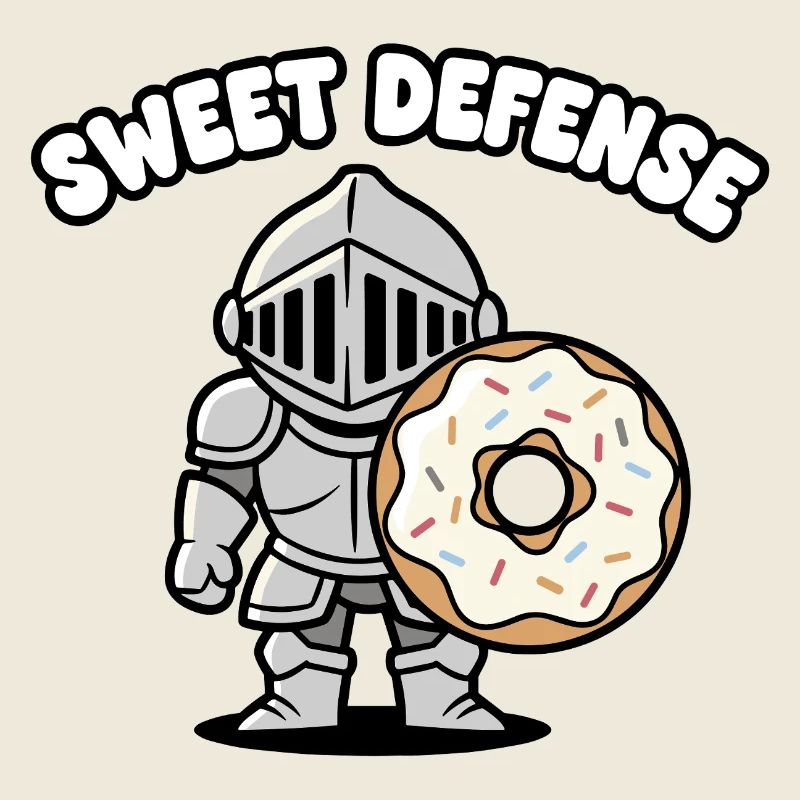 Ritter mit Donut