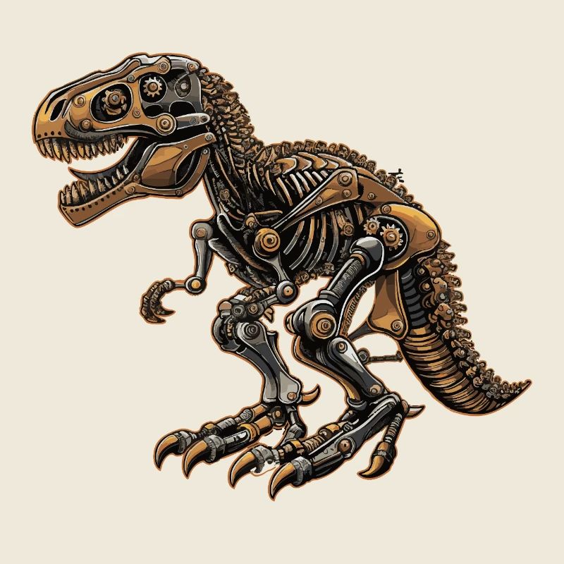Mechanical metal T-Rex