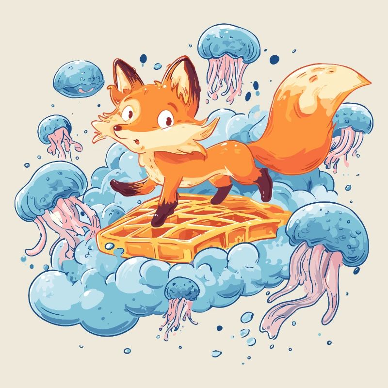 Fuchs auf Waffeltraum