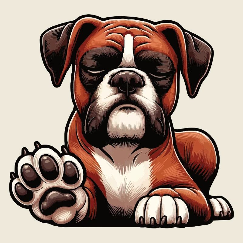 Boxer Boxer Porte-boxeurs Boxer Chien Boxer Propriétaire de boxer Fan boxer