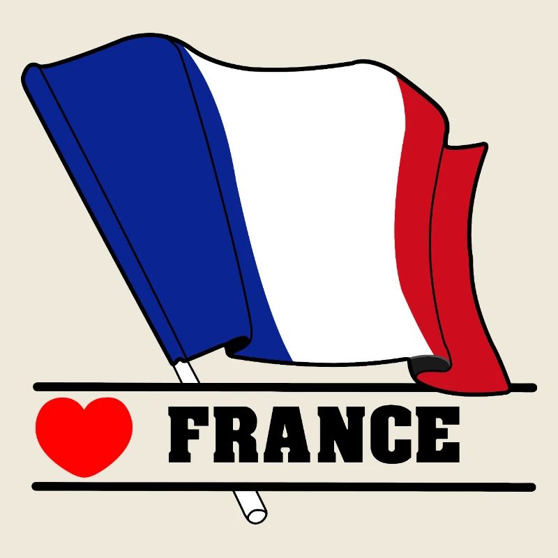 France Flag Heart