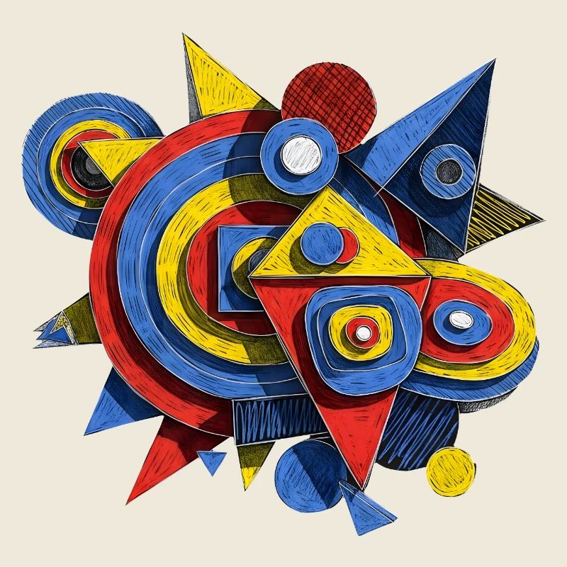 Art Motif Moderne Abstrait