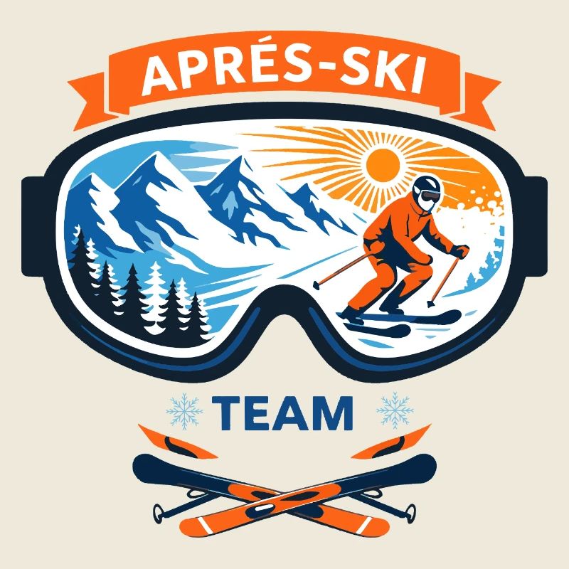 Après Ski Team Comic Design