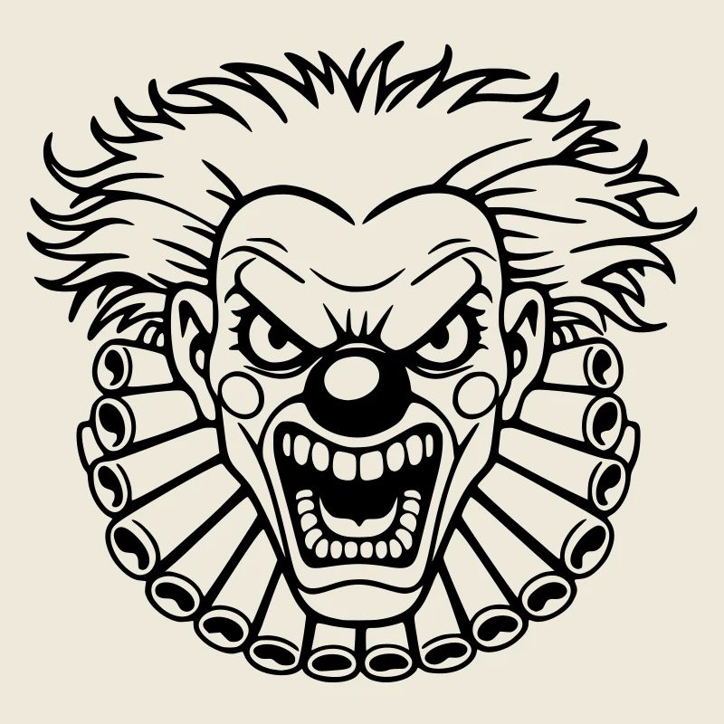 clown méchant 