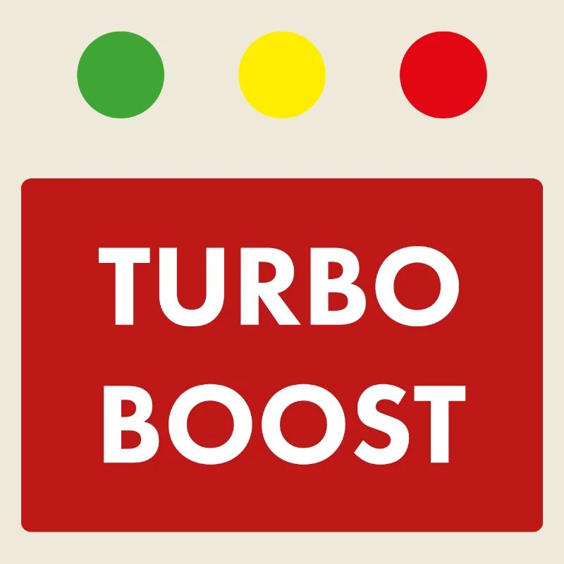 Turbo Boost Retro-Text