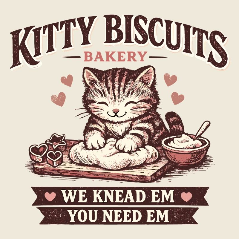 Katze Bäckerei Valentinstag Geschenk