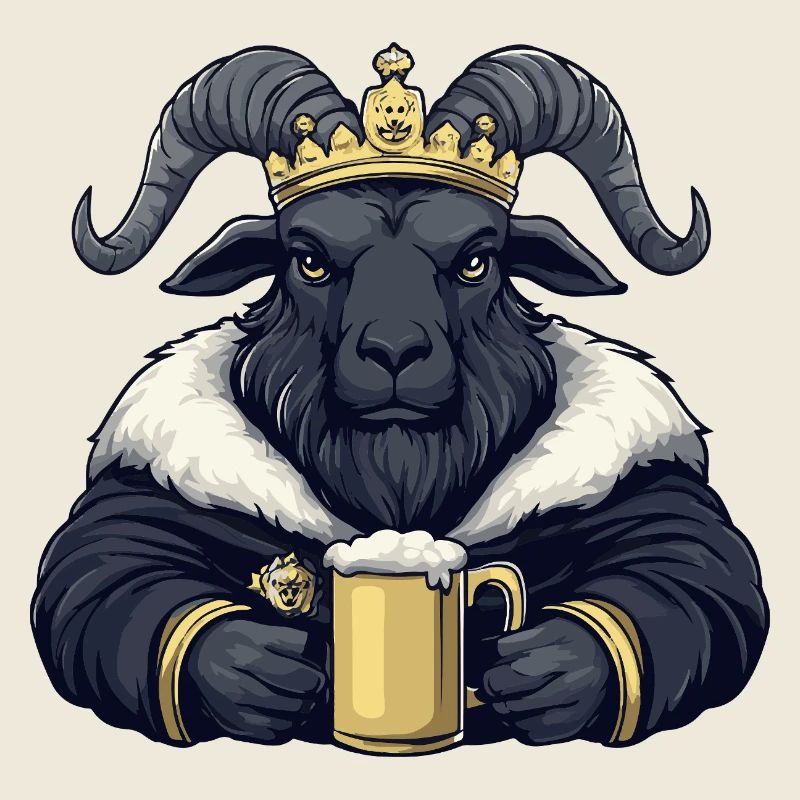 Bergziege Bier König