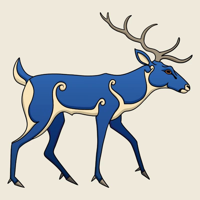 Piktischer Hirsch