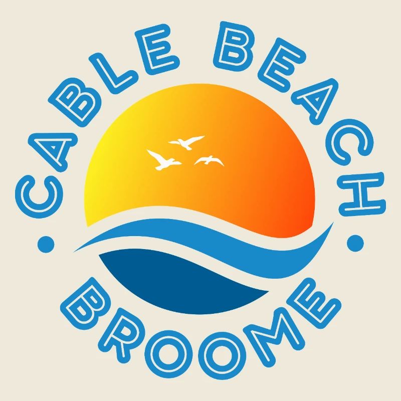 Plage de Cable Broome Coucher de soleil