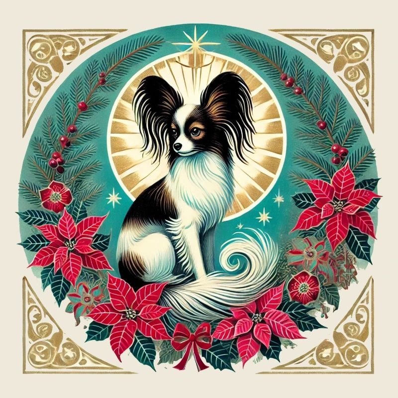 Papillon Halo Weihnachtskreis