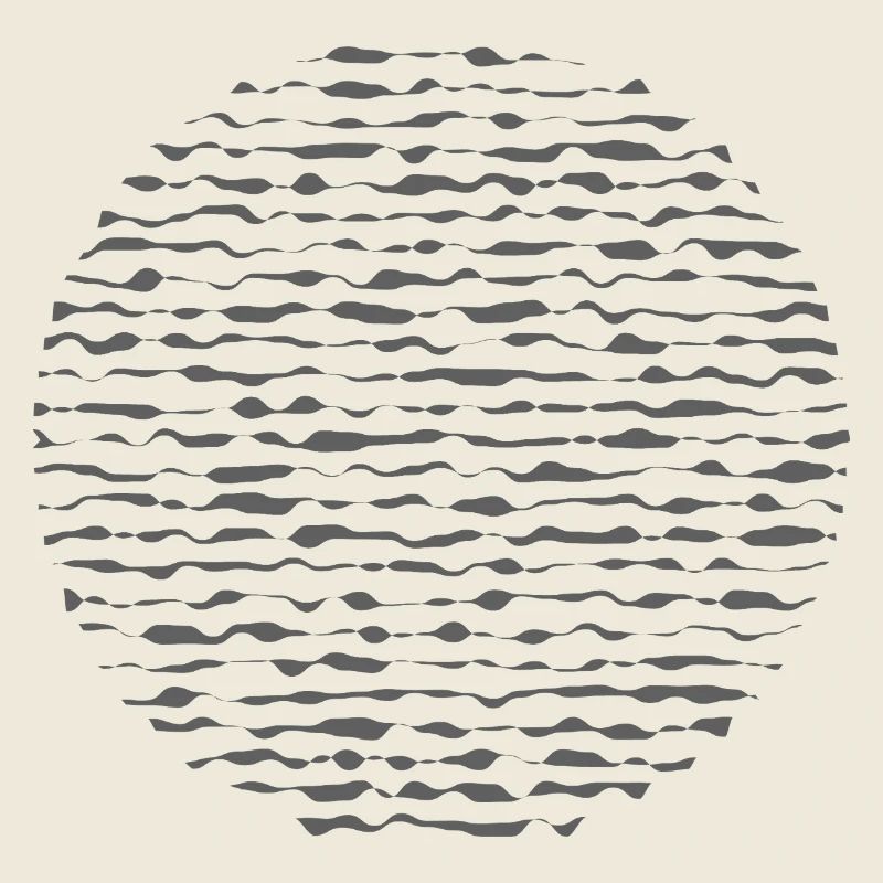 Écho du cercle ondulé
