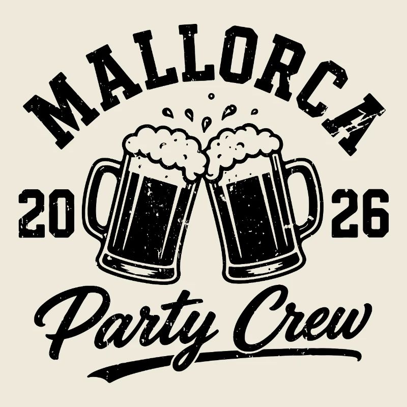 Équipe de fête de Majorque 2026 Bière Bière Bière