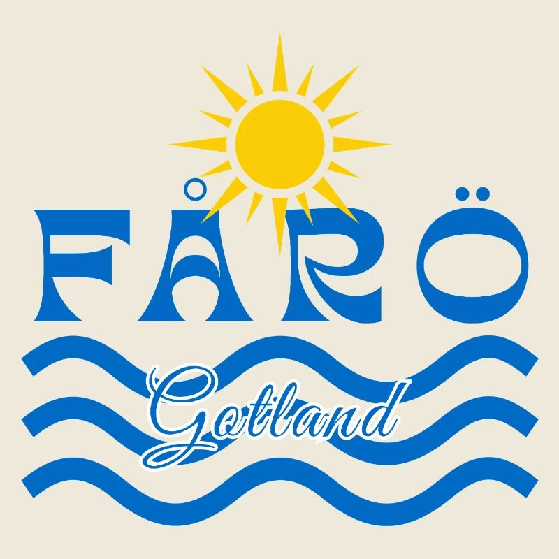 Fårö Gotland-Sonne und Wellen