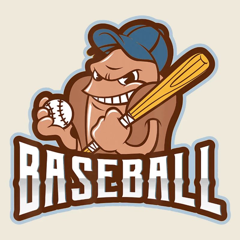 Mascotte de baseball batteur renégat