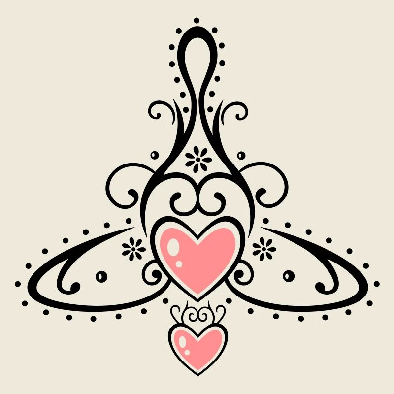 Keltisches Symbol, Mutter mit zwei Kindern.