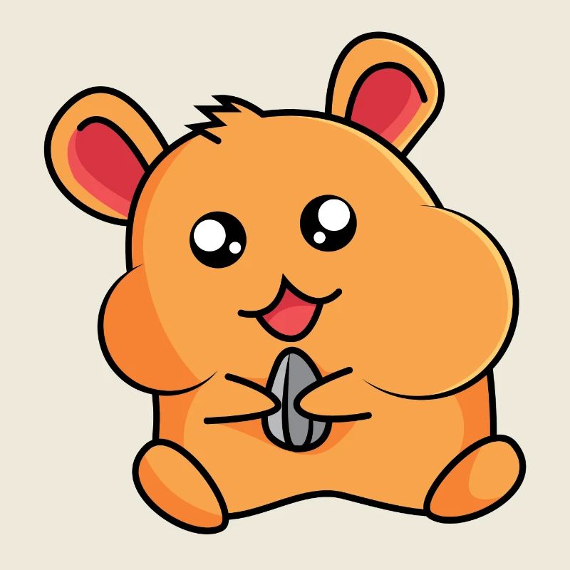 Hamster beim Hamstern
