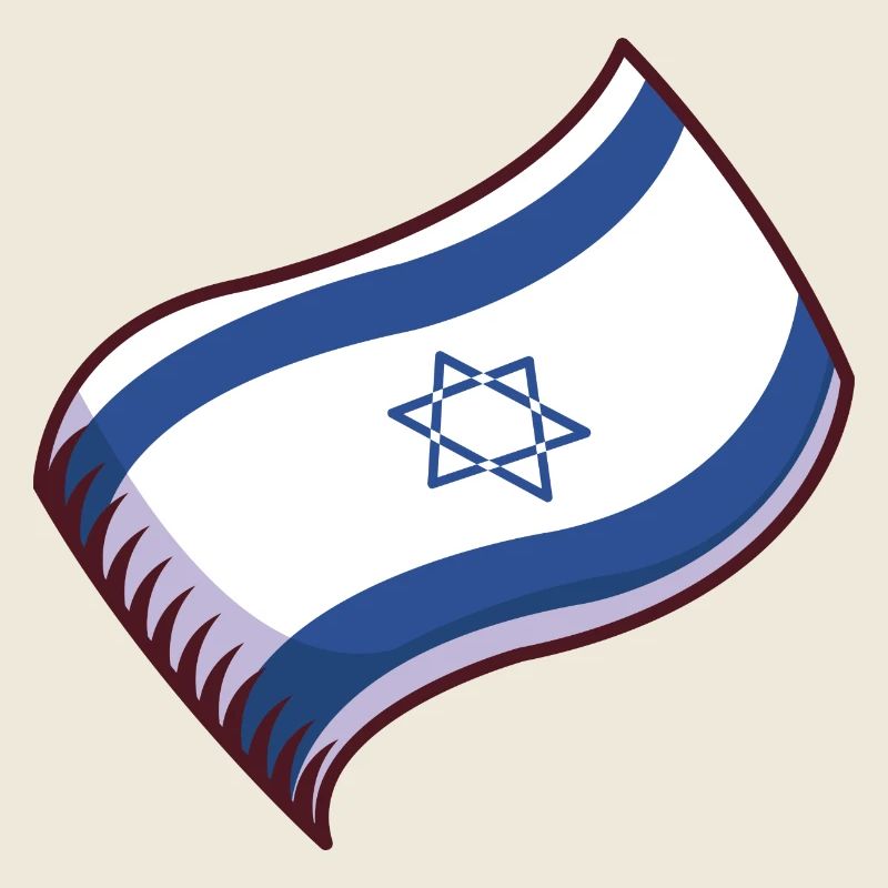 Illustration du drapeau israélien