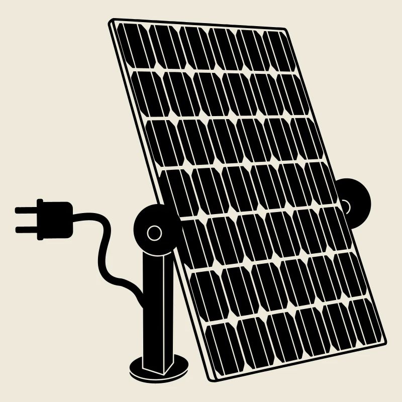 Panneau solaire avec prise