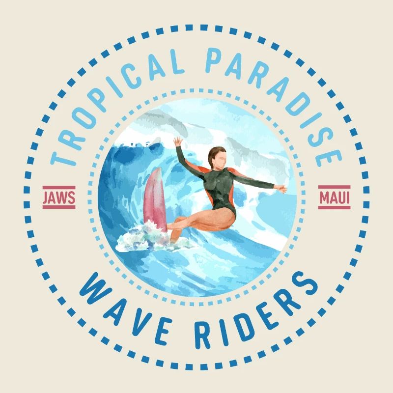Tropical Paradise Wave Riders
