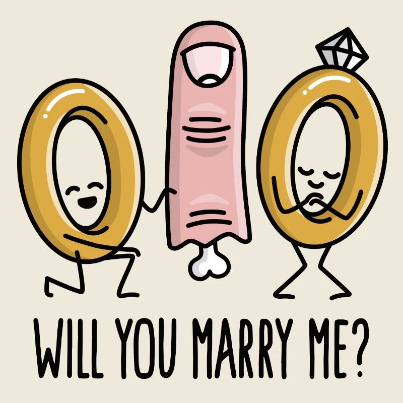 Willst du mich heiraten Heiratsantrag Eheringe