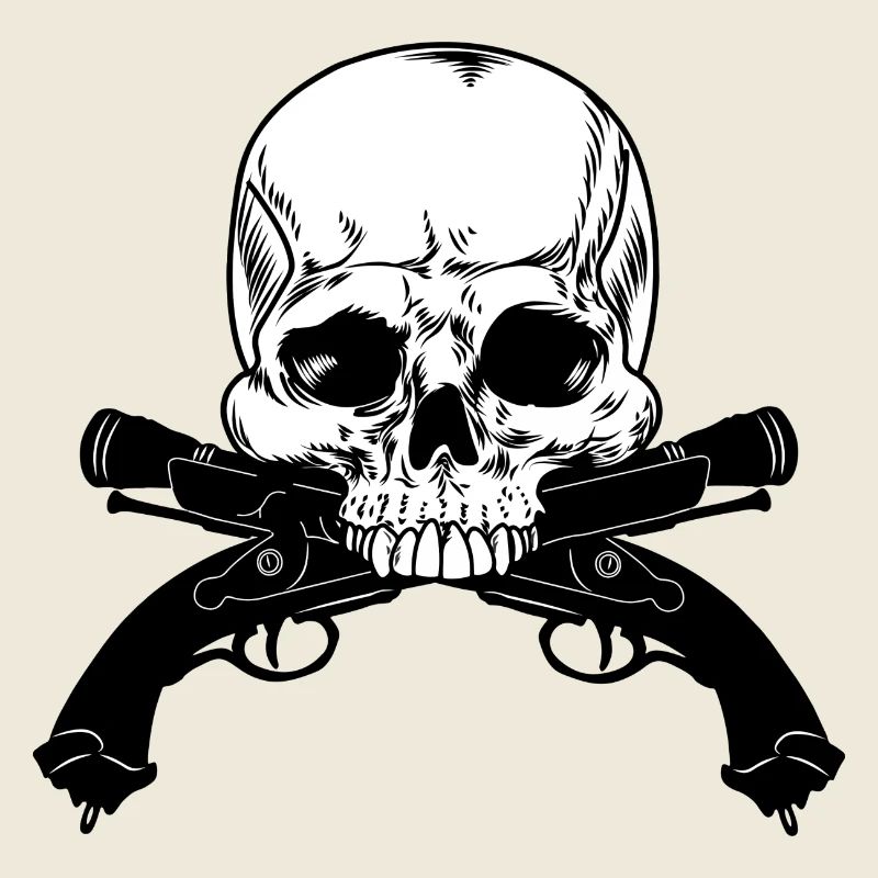 Skull gun duel