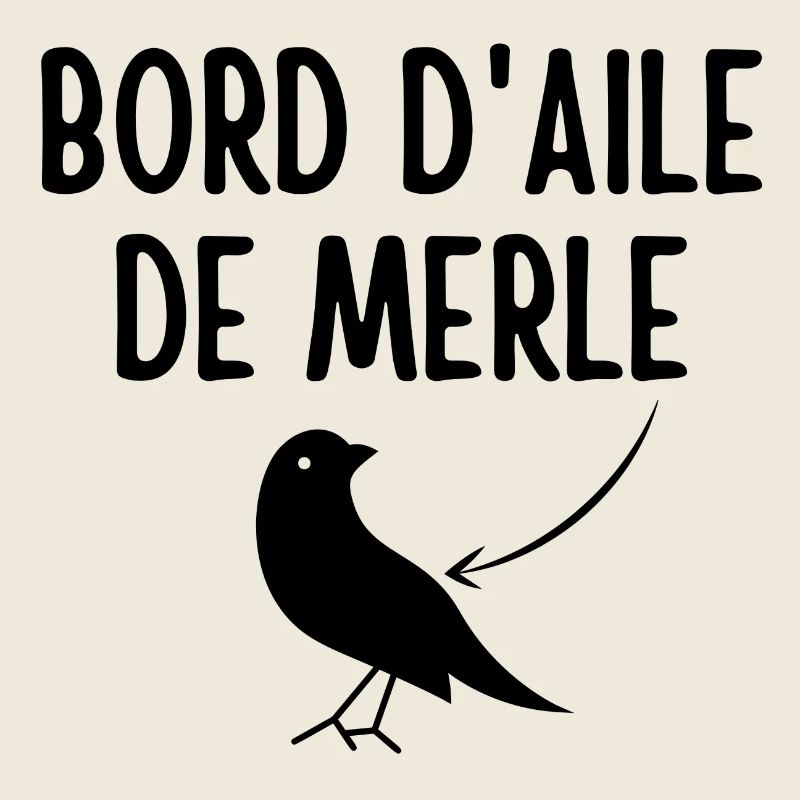 merle, bord d aile de merle