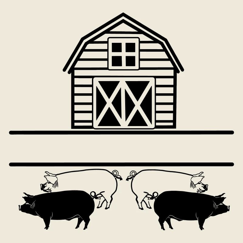 pig farming logo