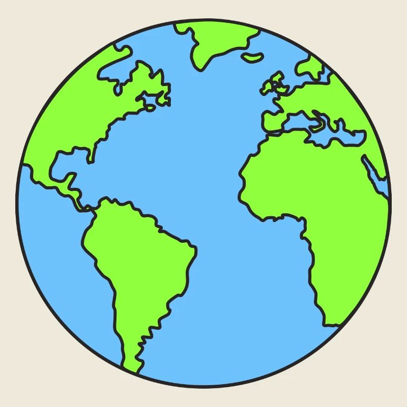 Planet Erde Erdkugel