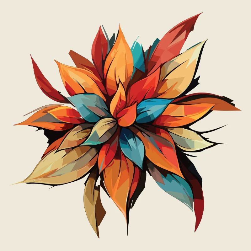 Prismatischer Herbst-Blumenstoß