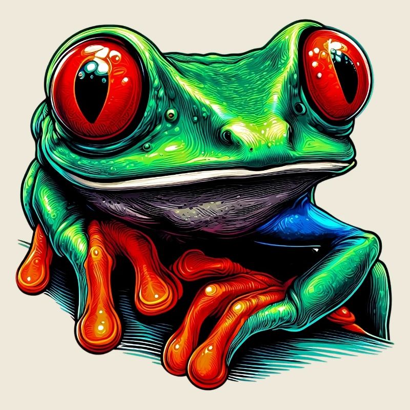 Red-eyed tree frog