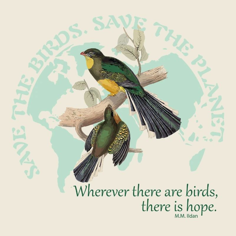 Save the birds. Save the planet.