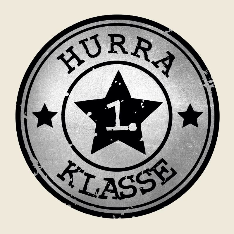 Hourra 1ère Classe - Emblème Étoile - Argent Noir