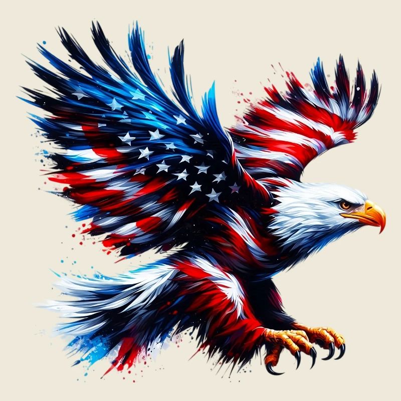 Eagle Flag USA USA American